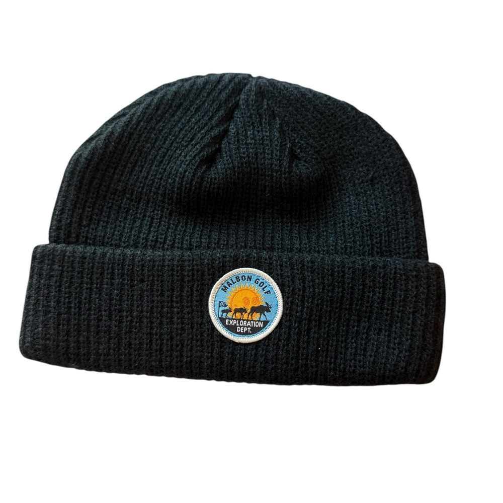 Malbon Golf black beenie